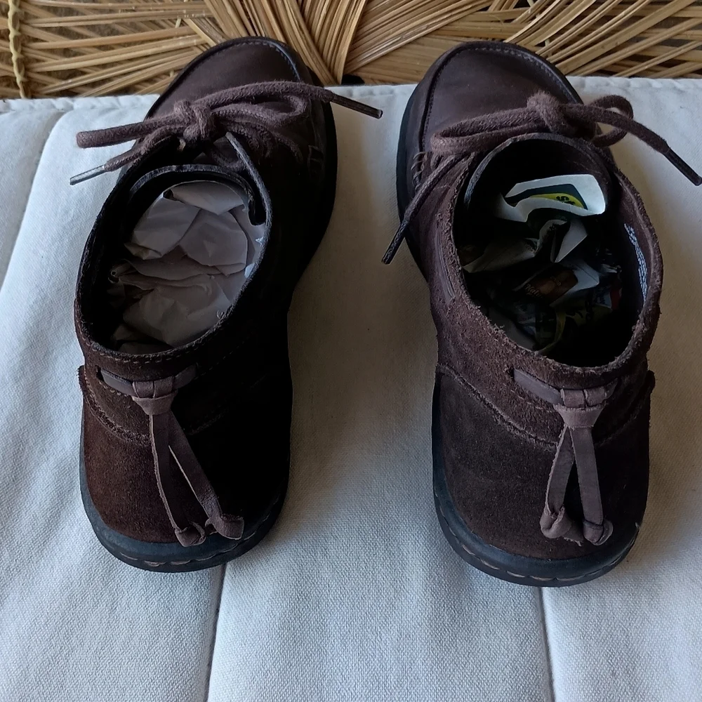 Born Men's Brown Leather Boots_11W